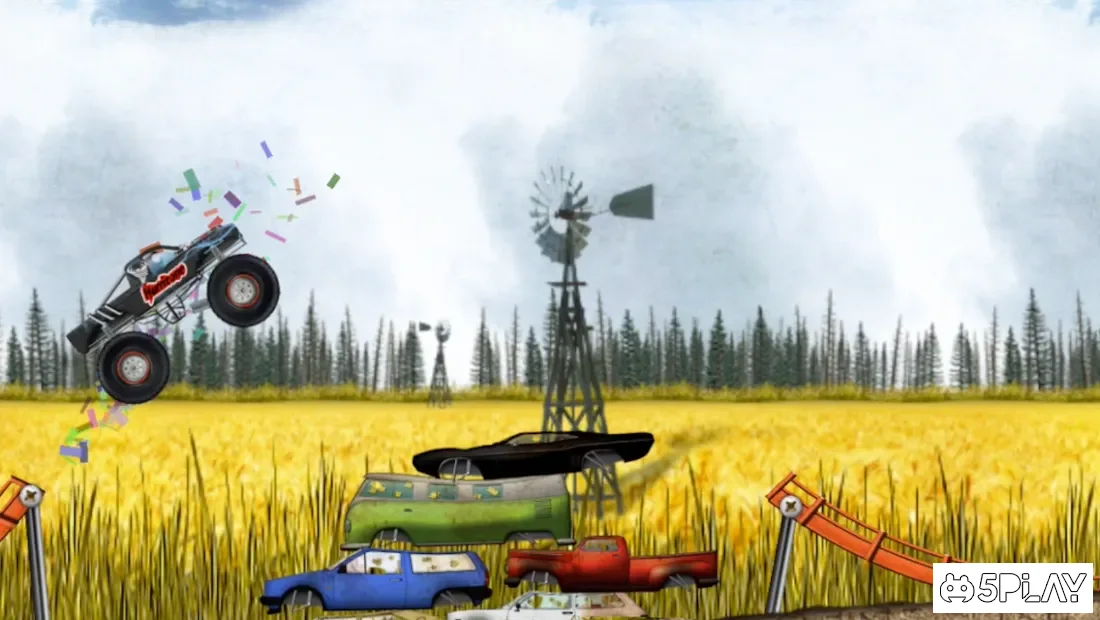 Stickman Downhill Monstertruck
