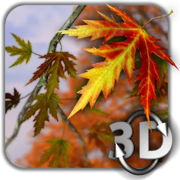Autumn Leaves in HD Gyro 3D Parallax Wallpaper screenshot 1
