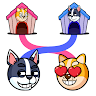 Connect Love Doge Draw Puzzle screenshot 1
