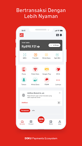 DOKU e-Wallet screenshot 2