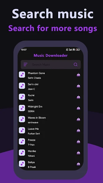 musicDownload screenshot 2