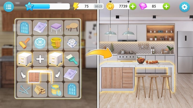 Merge Home Master gameplay screenshot 2
