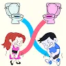 Toilet Rush Race Draw Puzzle screenshot 1