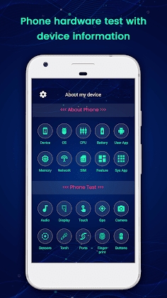 About my device and Phone Testing screenshot 1