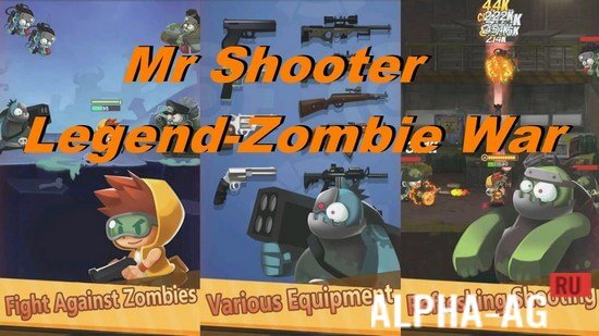 Mr Shooter Legend-Zombie War
