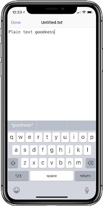 Easy Text Editor Plus screenshot 1