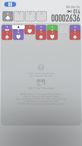 Double Up Solitaire screenshot 2