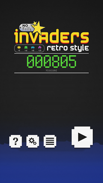 NoFrills Invaders gameplay screenshot 1