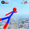 Stickman Rope Hero Spider Game screenshot 1