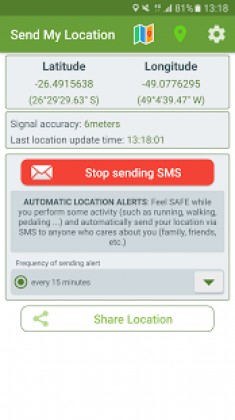 Send My Location 1.2 screenshot 2