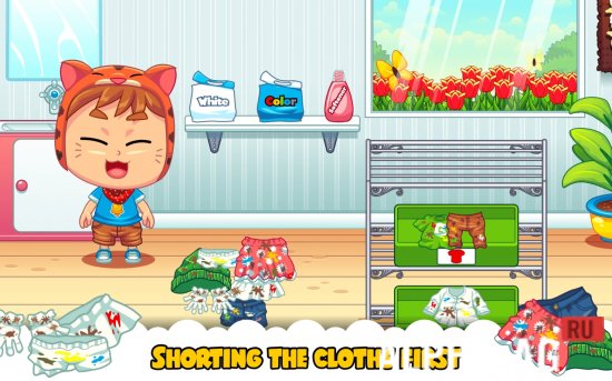 Взломанная Marbel Laundry screenshot 2
