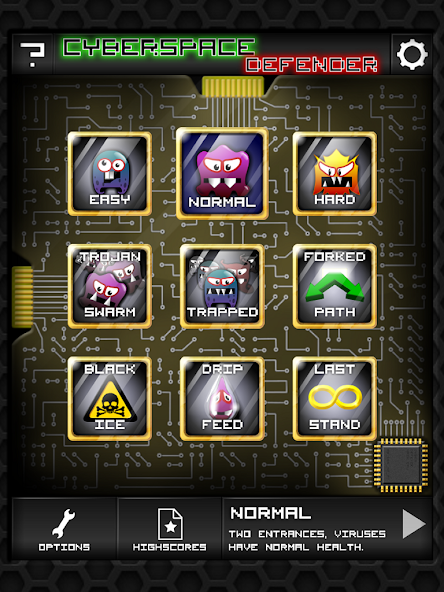 Cyberspace Defender screenshot 1