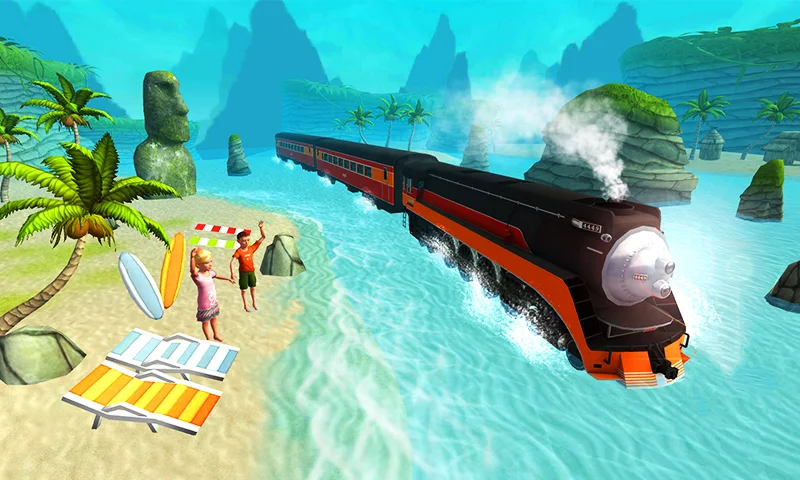 Water Bullet Train Simulator screenshot 5