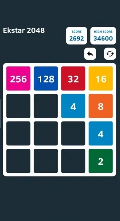 Ekstar 2048 screenshot 2