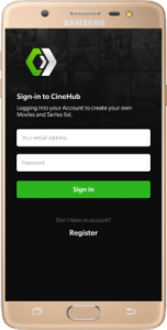 CineHub app preview 4
