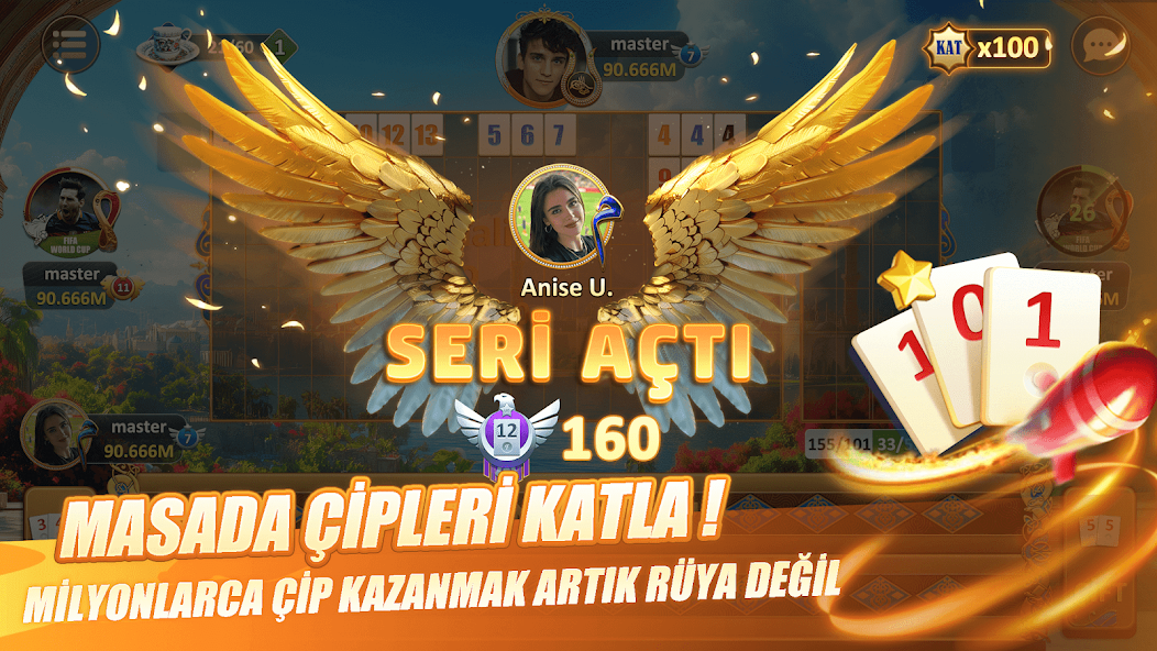 Fun 101 Okey screenshot 2