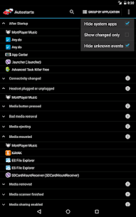 Autostarts screenshot 1