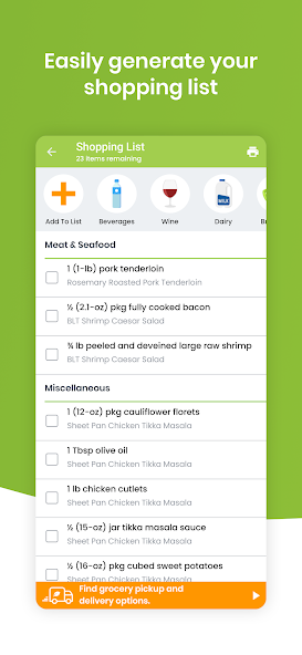 eMeals screenshot 4