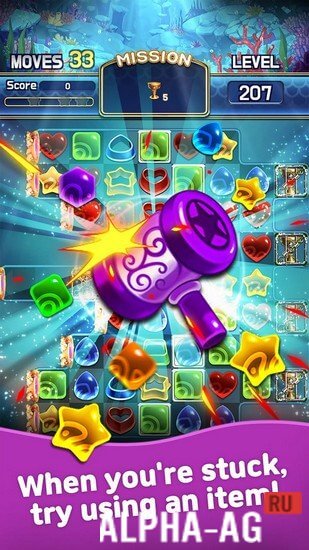 Hacked Jewel Abyss: Match 3 puzzle screenshot 4