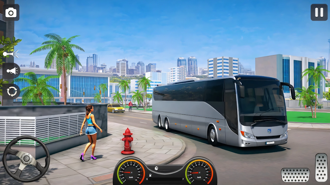 Coach Bus Driving Simulator 3D screenshot 2