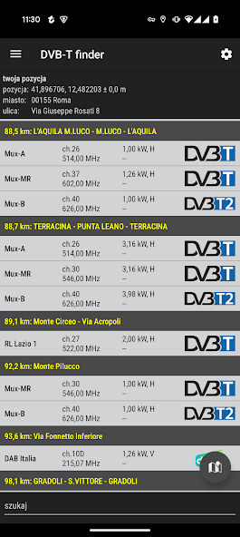 DVB-T finder