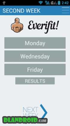 Everifit!: workout at home screenshot 1
