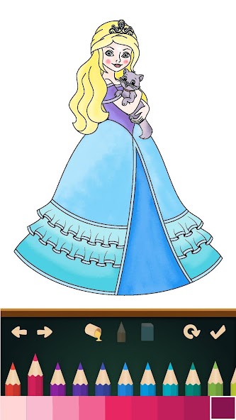 Princess Coloring screenshot 5