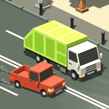 Blocky Traffic Racer screenshot 1