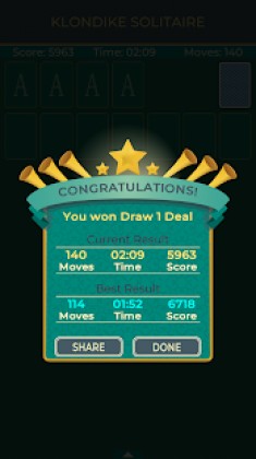 Solitaire Klondike 2.0.1 screenshot 1
