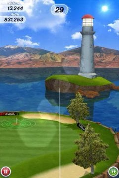 Flick Golf! screenshot 2