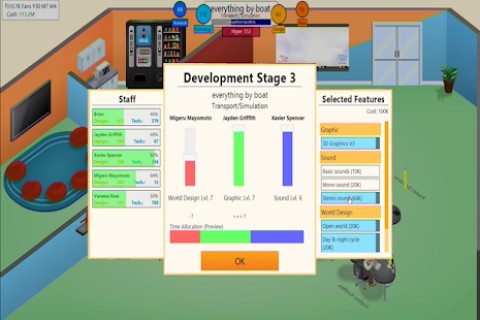 Game Dev Manager Tycoon screenshot 2