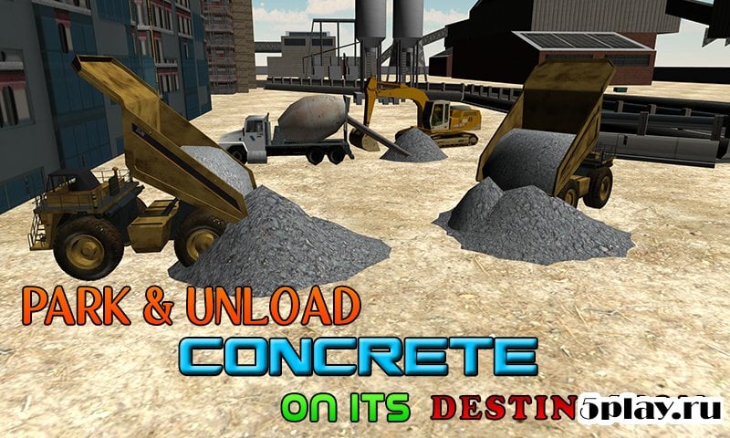Concrete Excavator Simulator