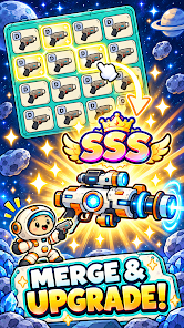 Idle Space Shooter: RPG Gunner screenshot 4