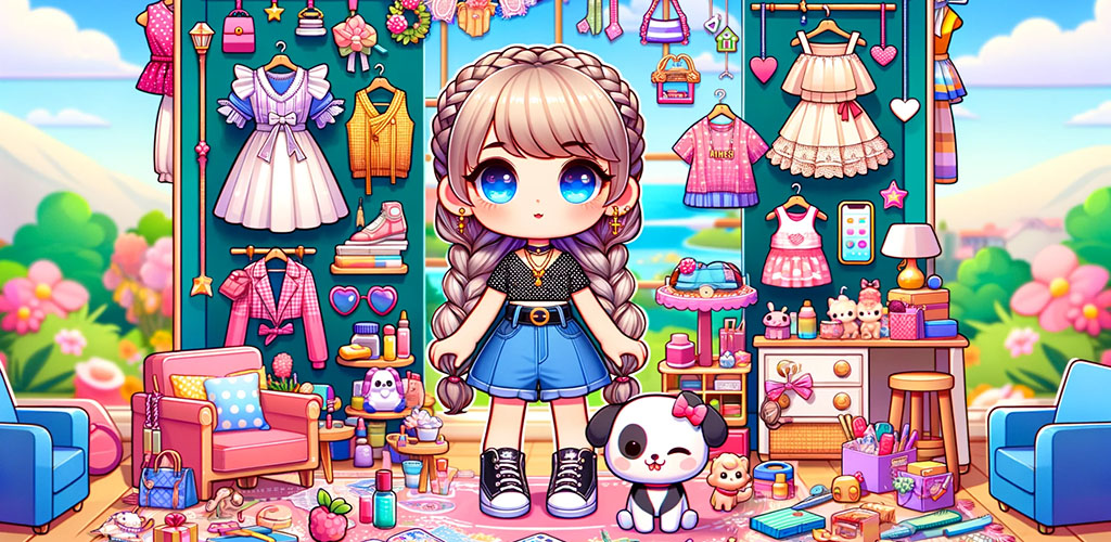 DIY Paper Doll Chibi DressUp