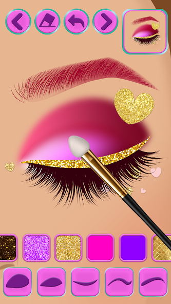 Eye makeup for girls