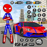 Stick Hero Rope Superhero Game screenshot 1