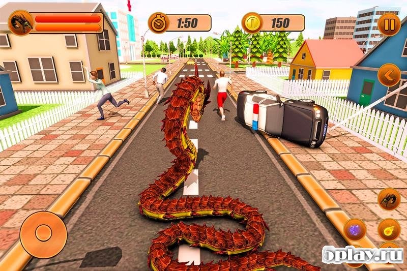Furious Anaconda Dragon Snake City Rampage