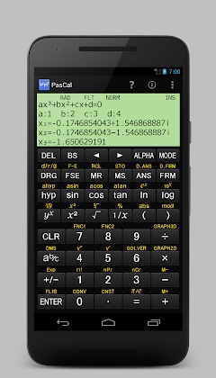 Scientific Calculator PasCal screenshot 1