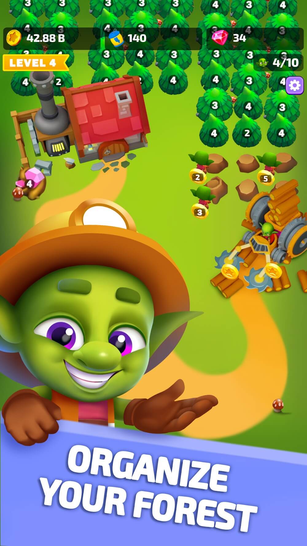 Goblins Wood: Tycoon Idle Game screenshot 5