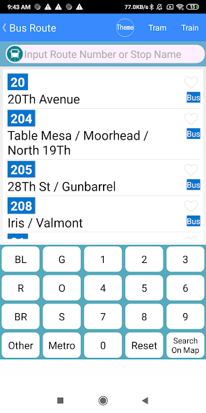 Denver RTD Bus Tracker screenshot 2