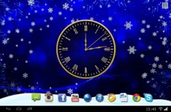 Зимние Часы живые обои screenshot 3