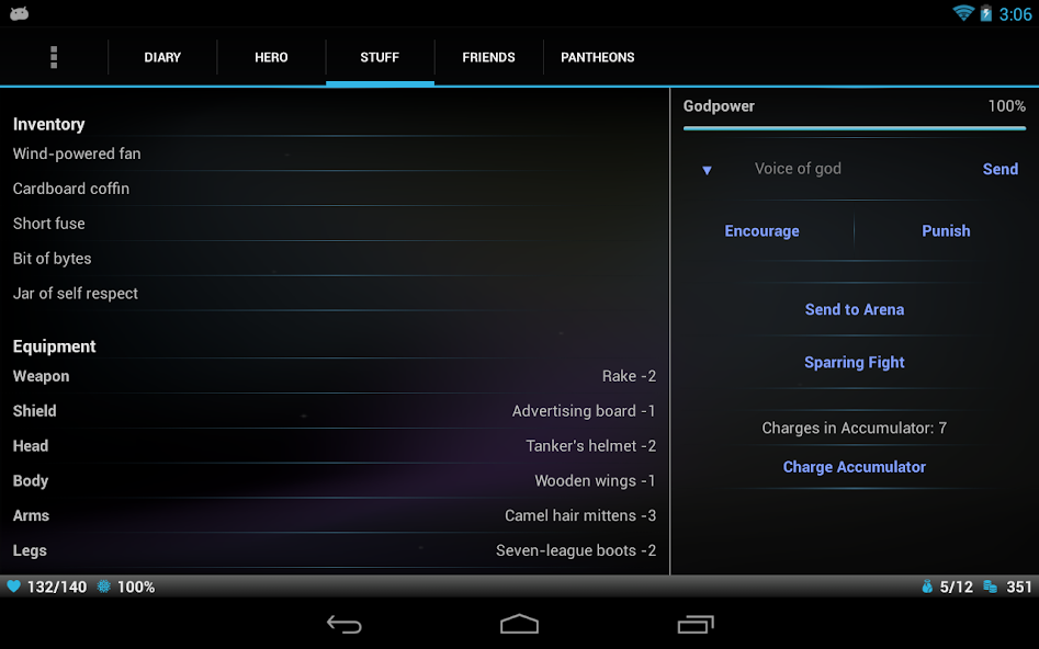 Godville screenshot 4