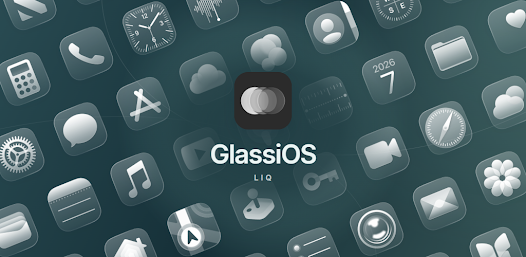 Liquid Glass iOS Icon Pack screenshot 1