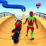Superhero Bike Stunt GT Racing screenshot 1