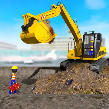Airport construction excavator screenshot 1
