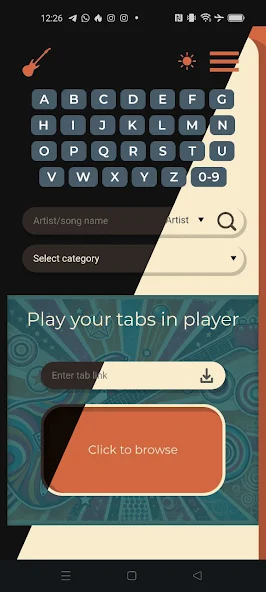 GProTab screenshot 2
