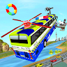 Flying Police Bus Public Transport Game 2021 screenshot 1