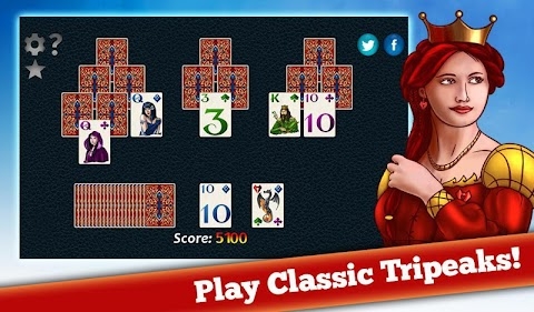 Fantasy Solitaire TriPeaks Premium screenshot 1