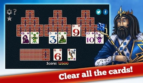 Fantasy Solitaire TriPeaks Premium screenshot 2