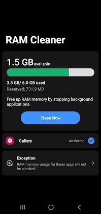 RAM Cleaner Mod screenshot 2